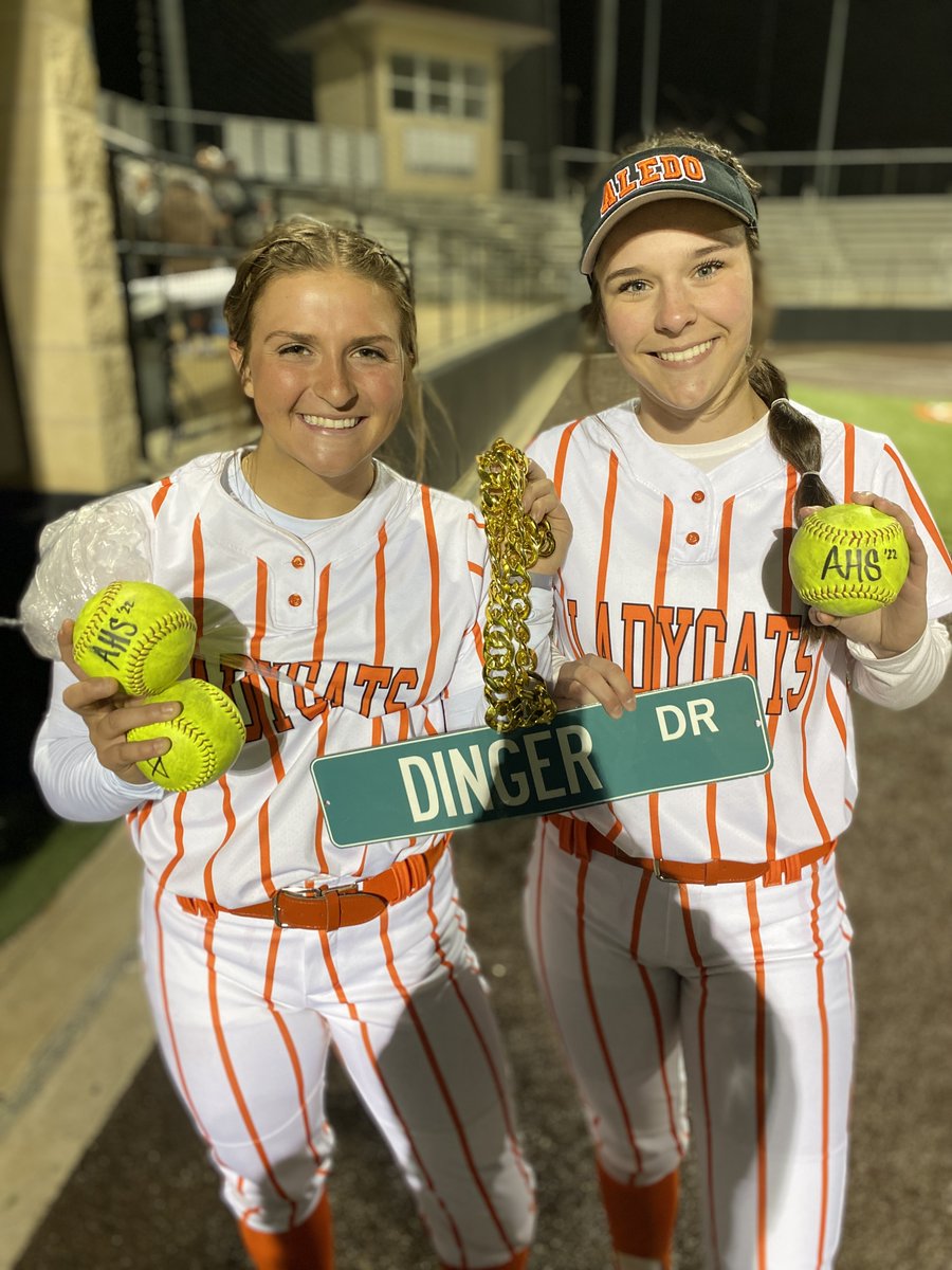 Ladycats WIN 13-3 (5) over Saginaw to stay unbeaten in District 5-5A! Thanks to all who came out to support #ladycatsoftball!
⭐️ @natouchet18 2 homers 💣💣, 5IP with 8Ks
⭐️ <a href="/ClaireByars/">claire byars</a> 1-for-1, homer 💣, 3 runs
⭐️ <a href="/hull_presley/">Presley Hull</a> 3-for-3, 2 runs, 3 RBI

#PlayfortheA