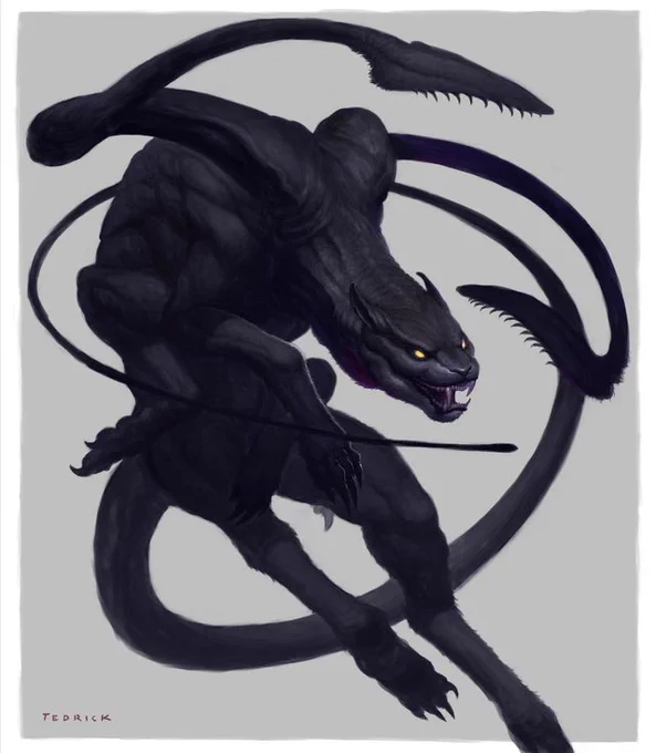 Displacer Beast by John Tedrick 