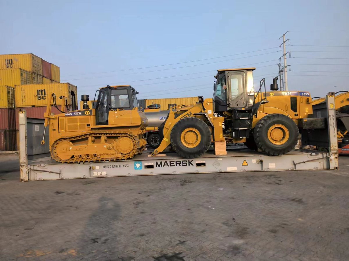 TanEsain's tweet photo. SEM Wheel Loader&Bulldozer ready to ship
Welcome to inquiry:+86 17750658531(whatsapp/wechat)
#semmachinery #semwheelloader #sembolldozer #wheelloader #bulldozer #SEM816D #SEM655D #CAT #caterpillar https://t.co/ByXgOLu3aM