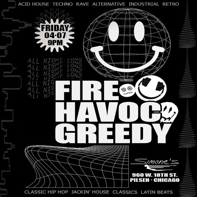 dj_greedy's tweet photo. Tomorrow! Friday 4/7/23 @simonesbar 960 W 18th St. Djs: Fire @djcesarperez #chicago #pilsen #chicagohouseparty #daytimereunion #djgreedy #djfire #djhavoc #simonesbar https://t.co/L4uhcWELFm