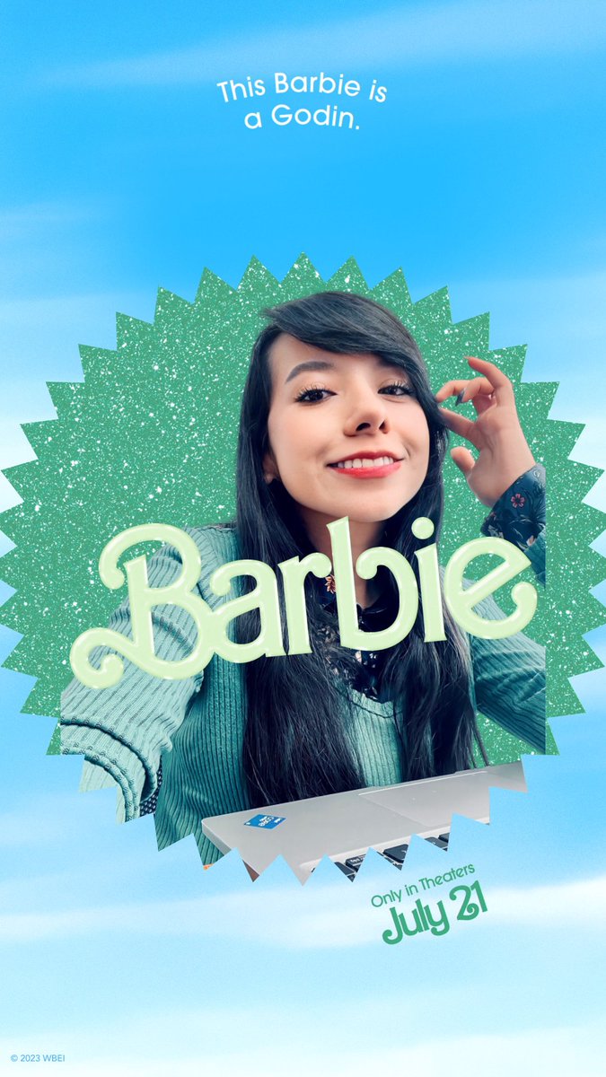fabiloves's tweet photo. This Barbie is a Godin 😂💚

#BarbieMovie https://t.co/h3KKBpR3qe
