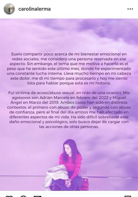 laurelyeye's tweet photo. Ya todo el mundo sabíamos que Adrian Marcelo @adrianm10 es una basura de hombre, pero espero que este testimonio finalmente sirva para que hagan algo quienes pueden hacerlo.

@CONAVIM_MX @multimediostv @panchogzz 

Mi solidaridad con Carolina. https://t.co/6o2k5jJgZJ