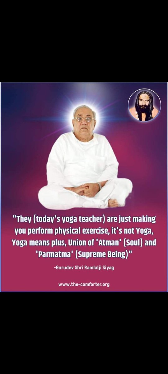 #worldhealthdayforall
Kalki Avatar Guru Siyag's Siddha Yoga is immensely beneficial in curing physical and mental diseases and restoring and harmonizing the psycho-physical balance in a human body.