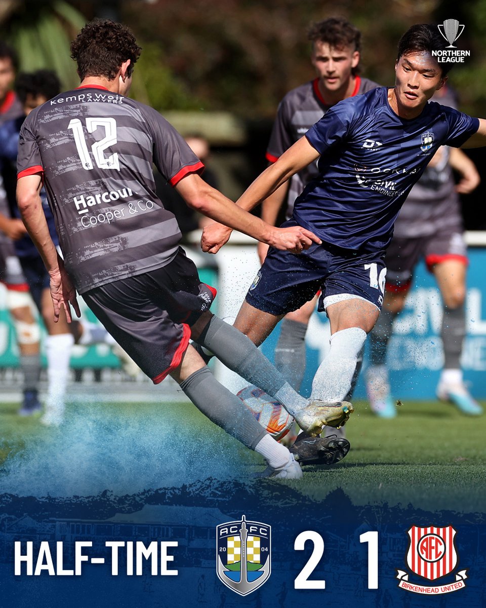 AucklandCity_FC's tweet photo. 𝐇𝐓 | 𝐀𝐔𝐂𝐊𝐋𝐀𝐍𝐃 𝐂𝐈𝐓𝐘 𝐅𝐂 𝐯 𝐁𝐈𝐑𝐊𝐄𝐍𝐇𝐄𝐀𝐃 𝐔𝐓𝐃
What a breath taking first half from both teams - great entertainment with goals for Garriga & Gillion, and Jorgensen for the visitors
#StrengthInUnity #ACBU #NZNationalLeague https://t.co/r2bPBdzi22