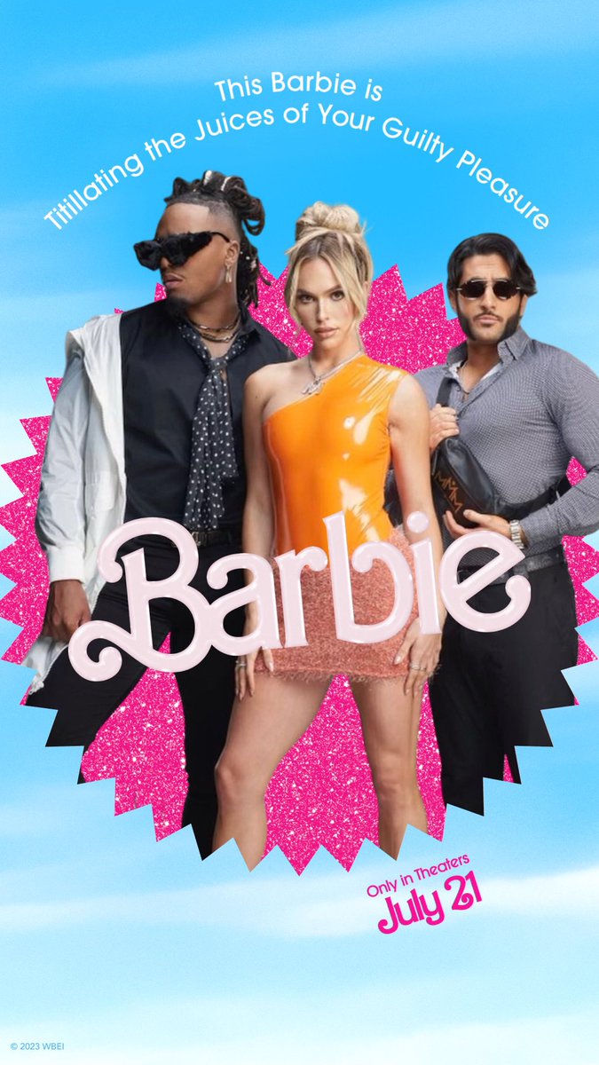 MACEtheWRESTLER's tweet photo. three tickets to #Barbie please. https://t.co/6wds1fQzVy