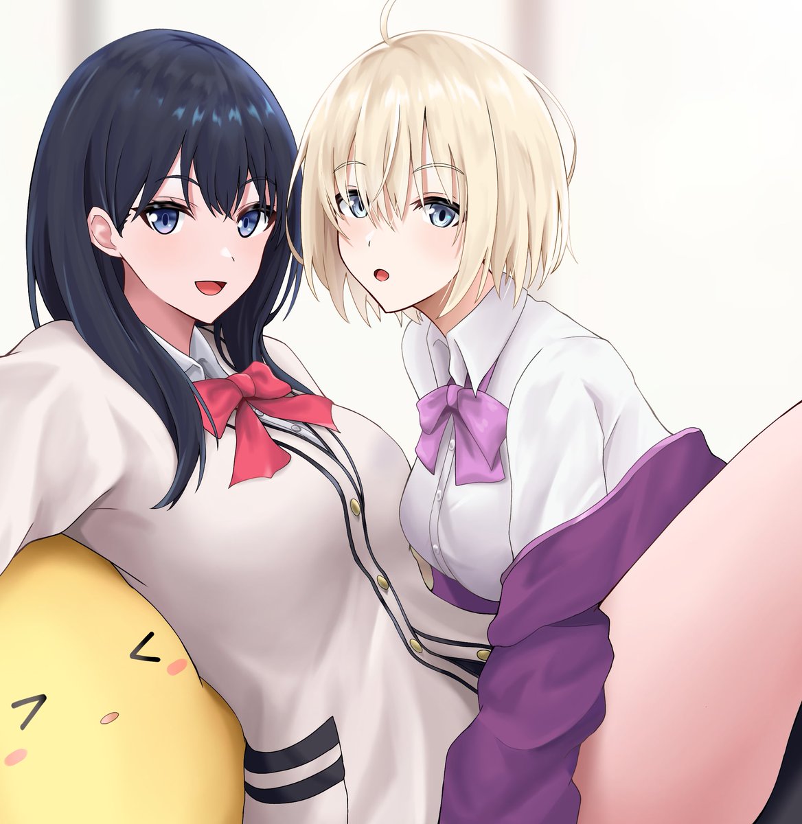 饅頭(アズールレーン) ,新条アカネ ,宝多六花 「グリッドマンユニバースすごくよかったよ絵 」|番場のイラスト