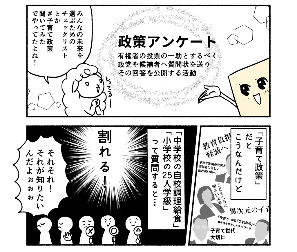 【拡散希望】
超絶投票の参考になる市民政策アンケートだけど…無視が横行😭選ばせろや💢
結果が公表されてる地域のサイトの無回答をぐるっと回ってきました。

自民、公明は、無視がデフォルト。
維新はまさかの全員コピペ😱

ツリーの最後に全国のアンケートリンク集をつなげるので、みてね!… https://t.co/aTRqyiypC7 