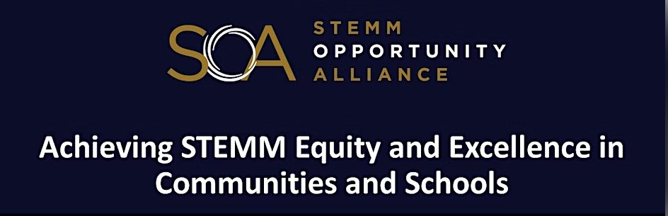 Achieving STEMM Equity and Excellence in Communities and Schools: tinyurl.com/299u6to7 via <a href="/SOA_2050/">STEMM Opportunity Alliance</a> #STEM