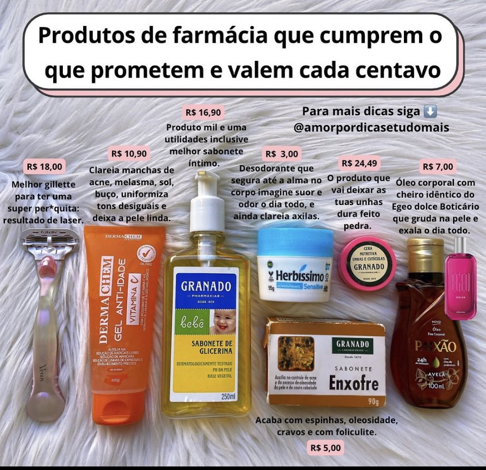 achei isso aqui de utilidade pública: aqui achamos coisas que ajudam a clarear as axilas, depilação no estilo laser, deixar as unhas mais duras que cimento, perfume egeo fake e +