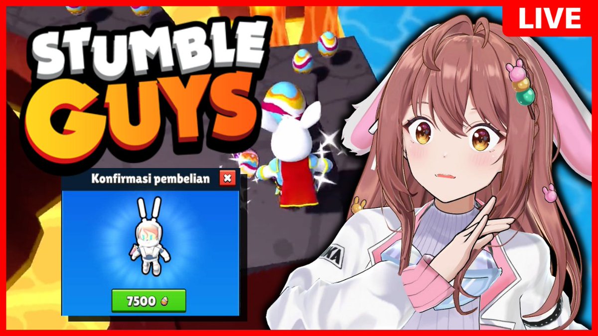 MaiAKAVirtual's tweet photo. DEMI ADA SKIN MIRIP AKU DONG DI EVENT STUMBLE GUYS KYAAAAAA
yuk mabar!!
⏰ Hari ini 14:30 WIB
🔗 https://t.co/VknS5VkPUs
#MaiLIVEStream https://t.co/AX0OLXBygy