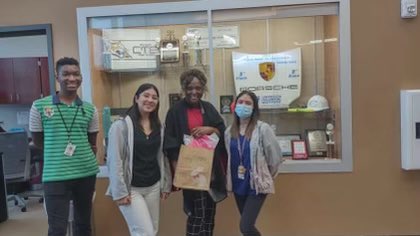 April 4th was National School Librarian Day! StuCo surprised our librarians, Mr. Baumann and Mrs.Long, with treats and a poster! Thank you for being Blanson's wonderful librarians! ❣️📚#NationalLibraryDay @BenIbarraCTE