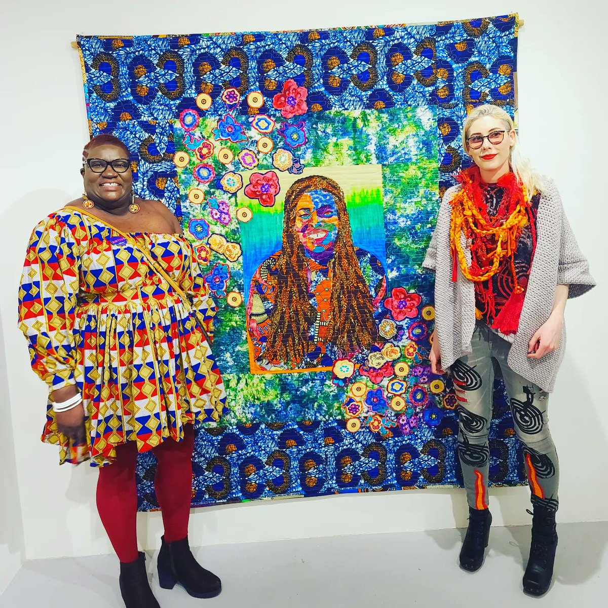 ShopApanaki's tweet image. Being Scene, Uncommon Threads Opening was an amazing night. I want to personally thank Workman Arts and staff, especially Josh Vettivelu, Scott Miller Berry, and  Kat Singer  vision and centering autistic artists 
#uncommonthreads #beingscene2023