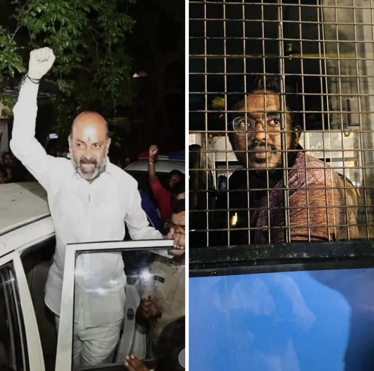 raj_daripally's tweet photo. #sscpaperleak #differenceisclear Nsui & youth congress leaders arrested for protesting against #sscpaperleak got bail after one week,
but @bandisanjay_bjp who is culprit of #sscpaperleak got bail in one day ?
Justice ? @VenkatBalmoor @ShivaSenaIYC https://t.co/o1hgO9m5Rp