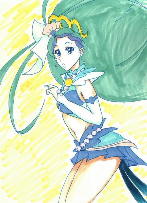 キュアマーメイド。最推しキュア。 