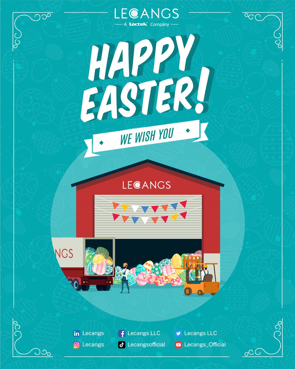 Enjoy this Easter to its true spirit and make every blessing count! Happy Easter!😀 #easter #lecangs #ecommercefulfillment #3PL #warehouse #logisticsservice