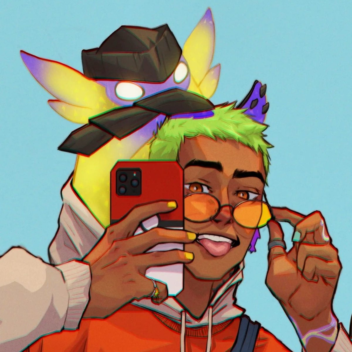 lloizee's tweet image. Qrt the character vs how you drew the character 💚🦎 
#VALORANT