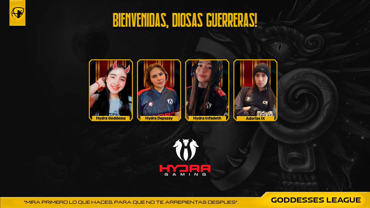 RandomsCircuit's tweet photo. Empezamos con las presentaciones.

@HydraGamingNA Mando a sus Gerreras al combate.

Bienvenidas, Diosas.
@Infadeth_
@Depszay
@ADOORIZE
@GoddessZ_ https://t.co/xZjG5h8hZp