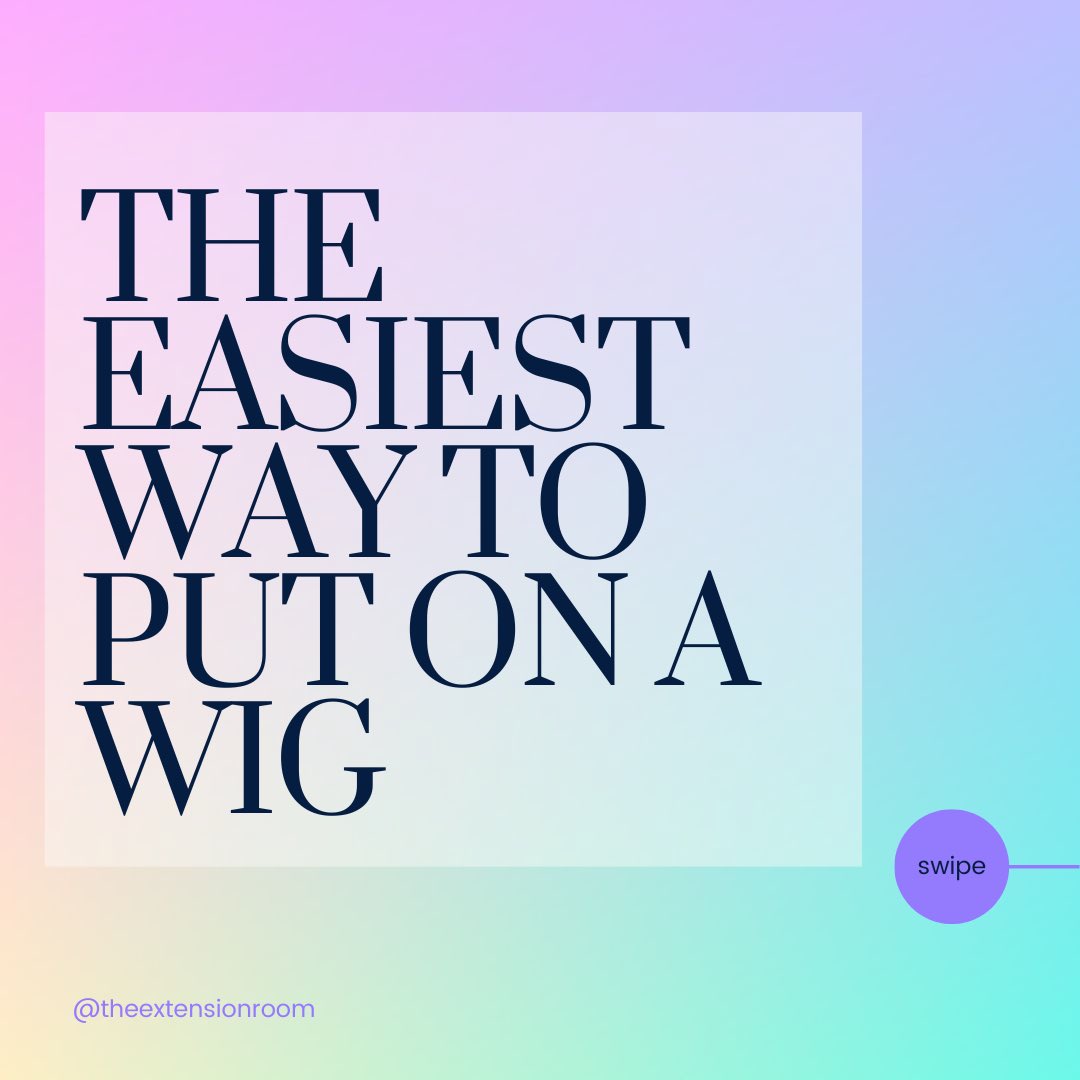 TheExtensionRm's tweet photo. Wigs are a great way to change up your look without committing to a new hairstyle✨But if you're new to wigs, putting one on can seem intimidating. Don't worry, though - it's actually easier than you might think!  😊 #wig #lacefrontwigs #wigs https://t.co/f0S5RICSEu