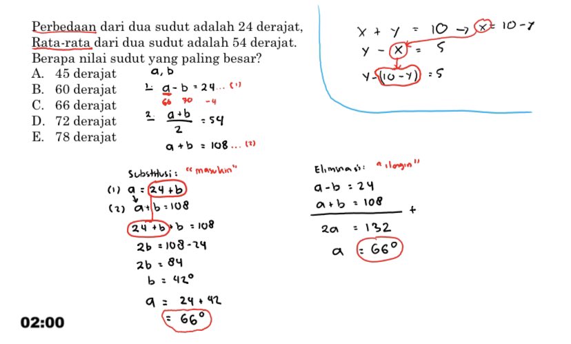 chocostudy_'s tweet photo. PEMBAHASAN KUANTITATIF SNBT 2023✨ https://t.co/GQFyNz65DD