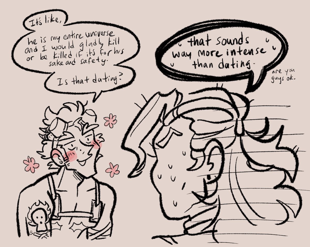 (overwatch; lifeweaver, junkrat, roadrat mention)
their interactions are fun :p