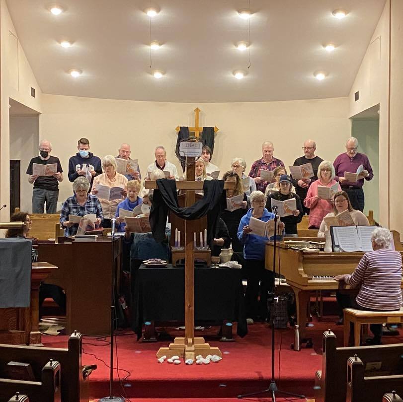 WaltonMemorial's tweet photo. Our choir had a great practice for the beautiful Good Friday anthem and amazing Easter morning Hallelujahs! 

#WaltonUC #Choir #GoodFriday #Easter #Bronte #Oakville #UCCan https://t.co/1mCECSyXKh https://t.co/Im1EmEdSrY