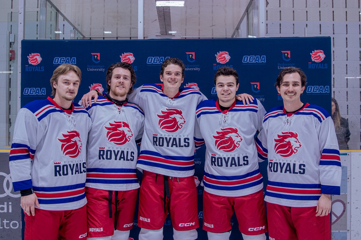 Redeemer Royals (@redeemerroyals) on Twitter photo Congratulations to the five graduating players tonight from the <a href="/redeemerroyals/">Redeemer Royals</a> @redeemerroyals_hockey @eli_cook01 @isaiahtback5 @timnauta20 @calebvanderwal_ @jgords_ #verticalpurpose #ruroyalfamily Congratulations to the five graduating players tonight from the <a href="/redeemerroyals/">Redeemer Royals</a> @redeemerroyals_hockey @eli_cook01 @isaiahtback5 @timnauta20 @calebvanderwal_ @jgords_ #verticalpurpose #ruroyalfamily