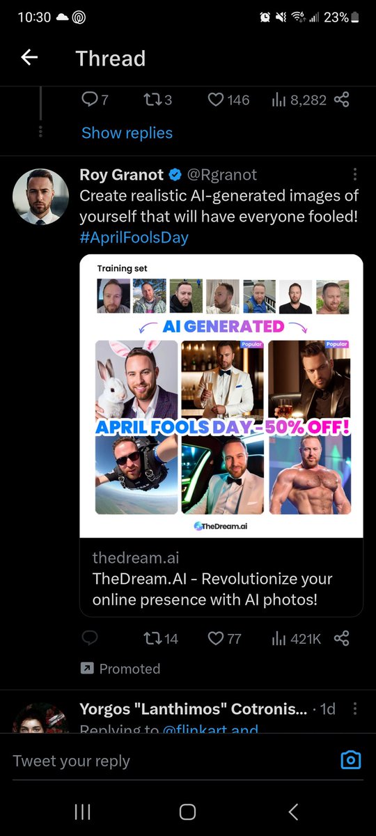 RowanFawks's tweet photo. @flinkart Scrolling through the comments and this is a promoted tweet the pops up -_- https://t.co/vXdvL1QZNT