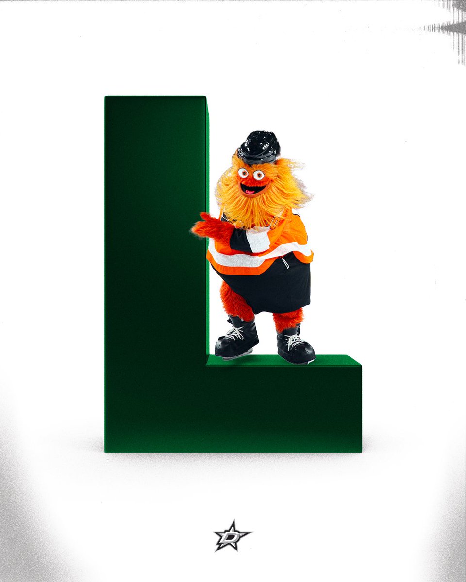 DallasStars's tweet photo. It's witewally Gwitty on an L. https://t.co/s48IMZCMSi