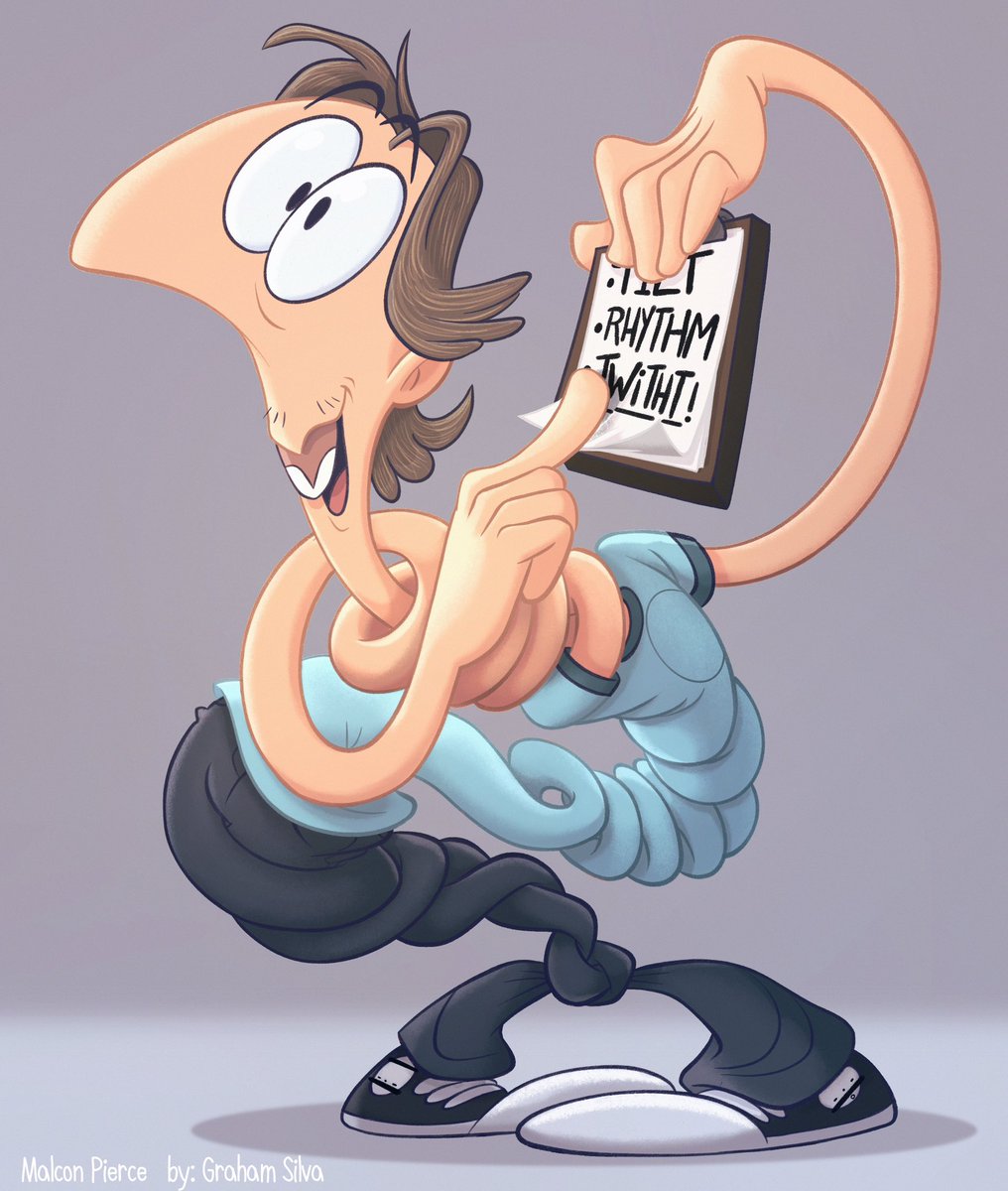 Meet <a href="/malconpierce/">malcon pierce</a> our super talented leader of the pack! - by Me. 

One of my entries for the annual @disneyanimation #caricature show!

Fellow Disney artists submit caricatures of each other &amp; hilarity ensues!
#disney #disneyanimation #caricature <a href="/DisneyAnimators/">Disney Animators</a>