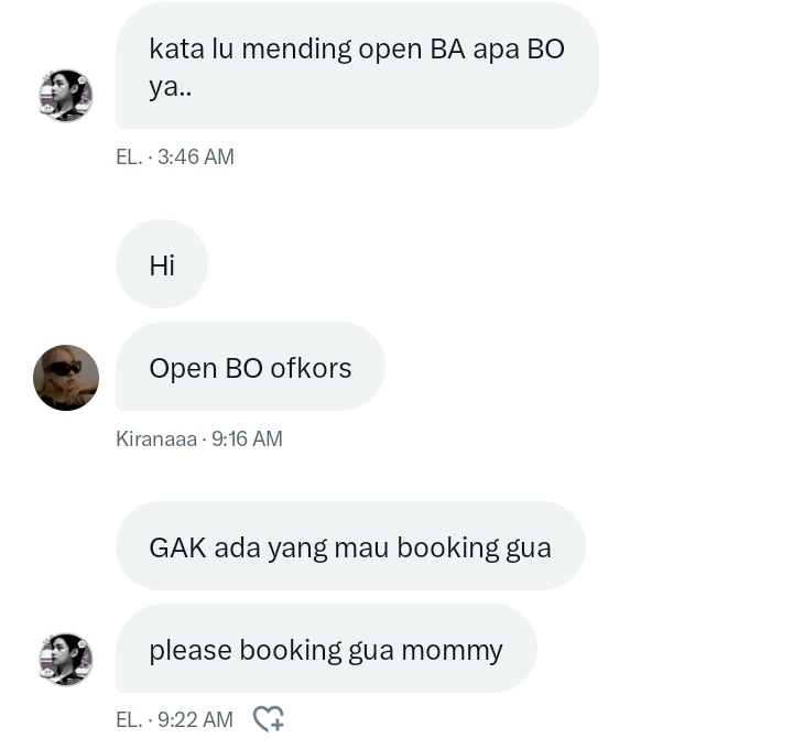 SARlSHA's tweet photo. ( hi, sugar mommy atau sugar daddy ada yang mau booking kim gabriell? dijamin servisnya mantap. ) 

#zonabo #openbo https://t.co/I70EYXOnyW