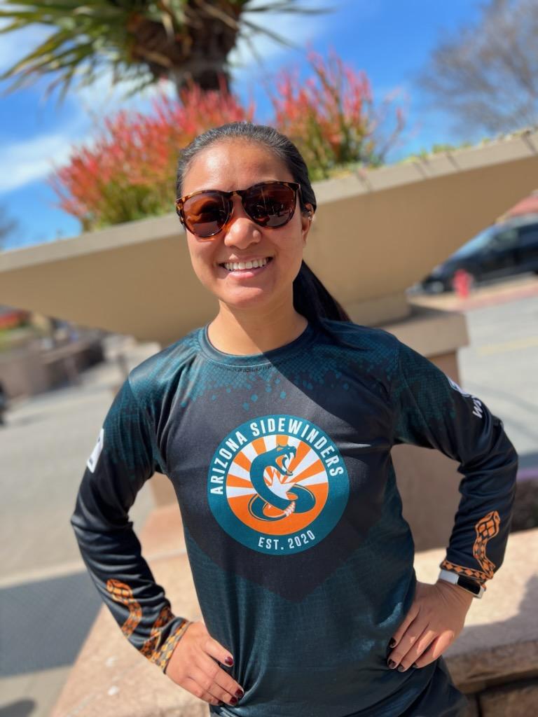 As much of a baller as she is on the field, she may be even more amazing off the field. Excited to rep marketing goddess and all-around hustler Kaet Daoust of <a href="/az_sidewinders/">Arizona Sidewinders</a>. Shoutout to all the people moving mountains behind the scenes that most people don't see 😘🏔️