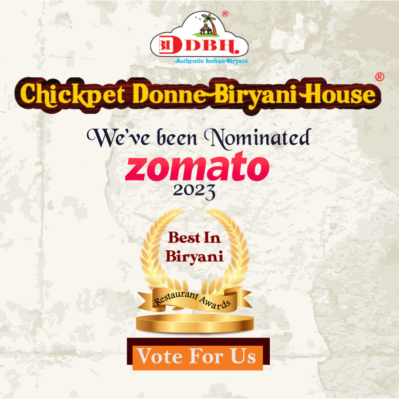 ChickpetDBH's tweet photo. Zomato has noticed our legendary  Donne Biryani! Let's aim for the top spot in the 'Best in Biryani' category by voting before April 10th.
https://t.co/q1ylrPJwYx
#chickpetdonnebiryanihouse #donnebiryani #ZomatoAwards #biryani #food #bestbiryani #chickenbiryani  #Vote https://t.co/a5AyjMgHaN