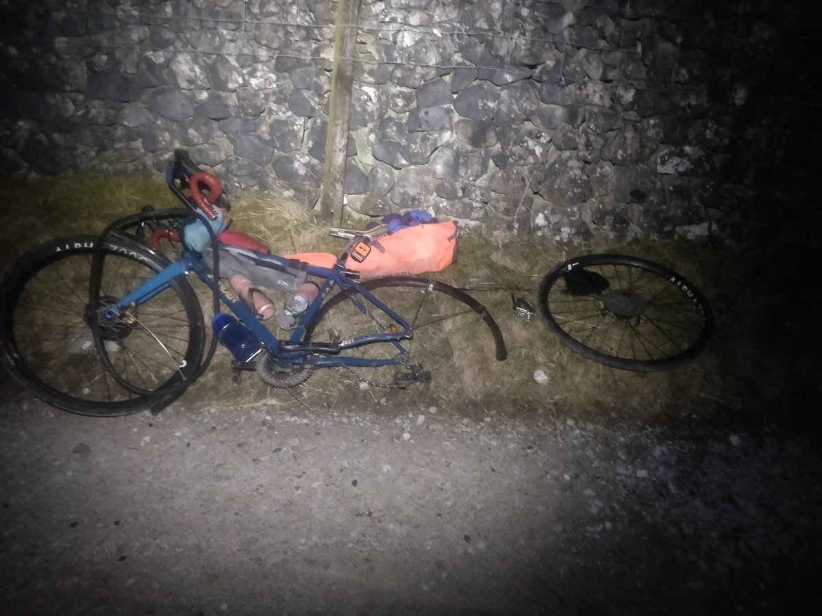 bimblingbikes's tweet photo. @theracingcoll #transengland23 check point two.

One pinchflat on a gravel shortcut i hadn't realised I was doing, remember to check your routes kids. https://t.co/QoDyCWY5Qp