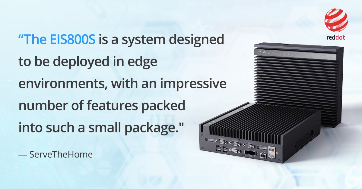 IEITSYSTEMS's tweet photo. IEIT Systems edge server portfolio spans small fanless units to high-density and expandable units for rack-mount deployment. Check out @ServeTheHome's review of the EIS800S, a perfect #edge microserver for high network requirements: https://t.co/aT48UDHBN7 https://t.co/t3G8wAeZd1