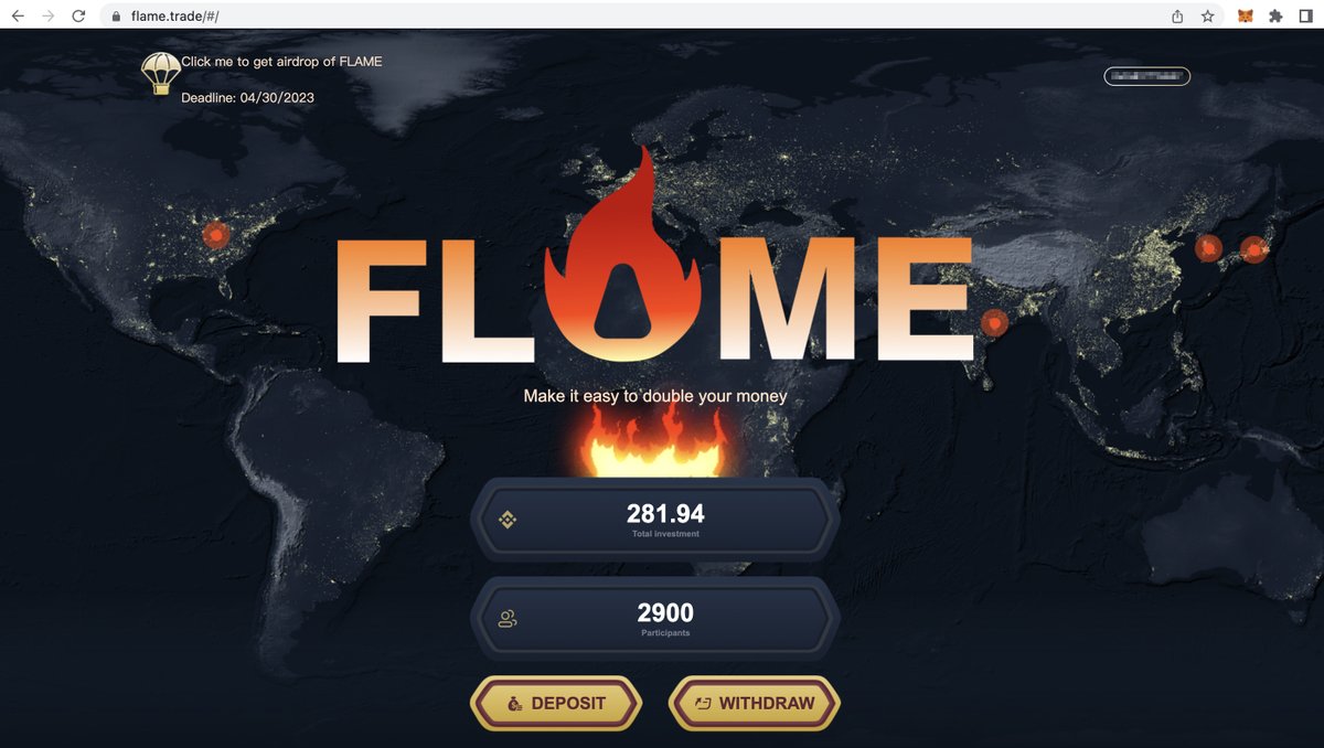 FlameInfo2030's tweet photo. FLAME has illuminated the United States, India, Korea, Japan, China, Singapore, Canada, Russia and other countries, and many participants have become franchisees through the promotion team, earning a very good income.

👉https://t.co/oKMnz2hbyp🔥

@binance @cz_binance @BSCNews https://t.co/MjmOnKns2l