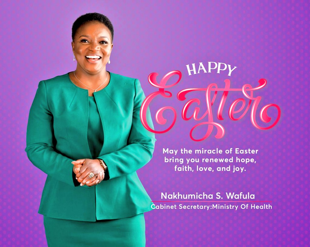 Easter Friday coincides with the World Health Day whose theme is #HealthForAll. This aligns with our quest for #AfyaMashinani, which endeavors to deliver quality healthcare for every Kenyan.

So here is to a healthy and hopeful weekend. Have a fun-filled yet responsible and
