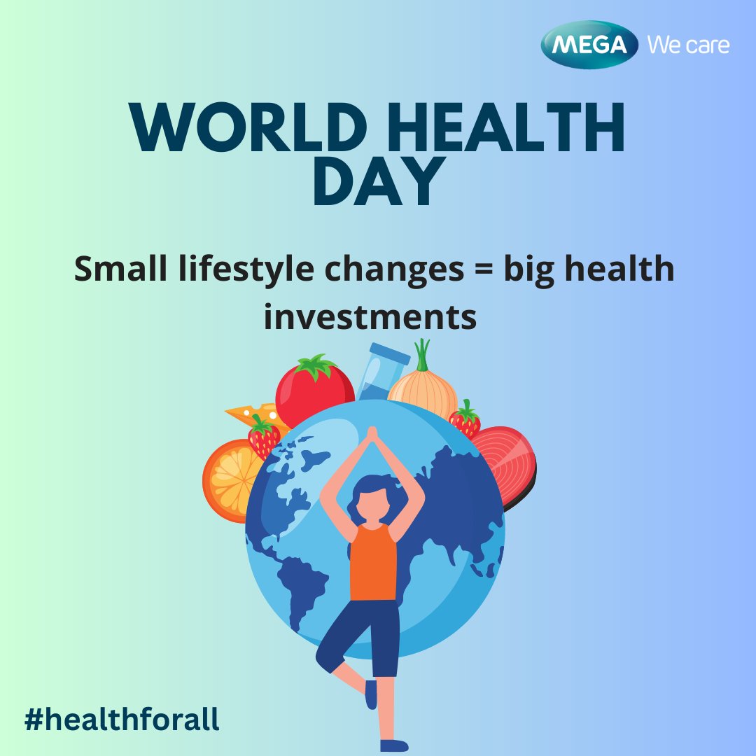 Happy World Health Day! 🌎
Today, we celebrate the importance of prioritizing our health and well-being. This year's theme is "Building a fairer, healthier world," which highlights the need for equitable access to healthcare and resources for all. 
#WorldHealthDay #Healthforall