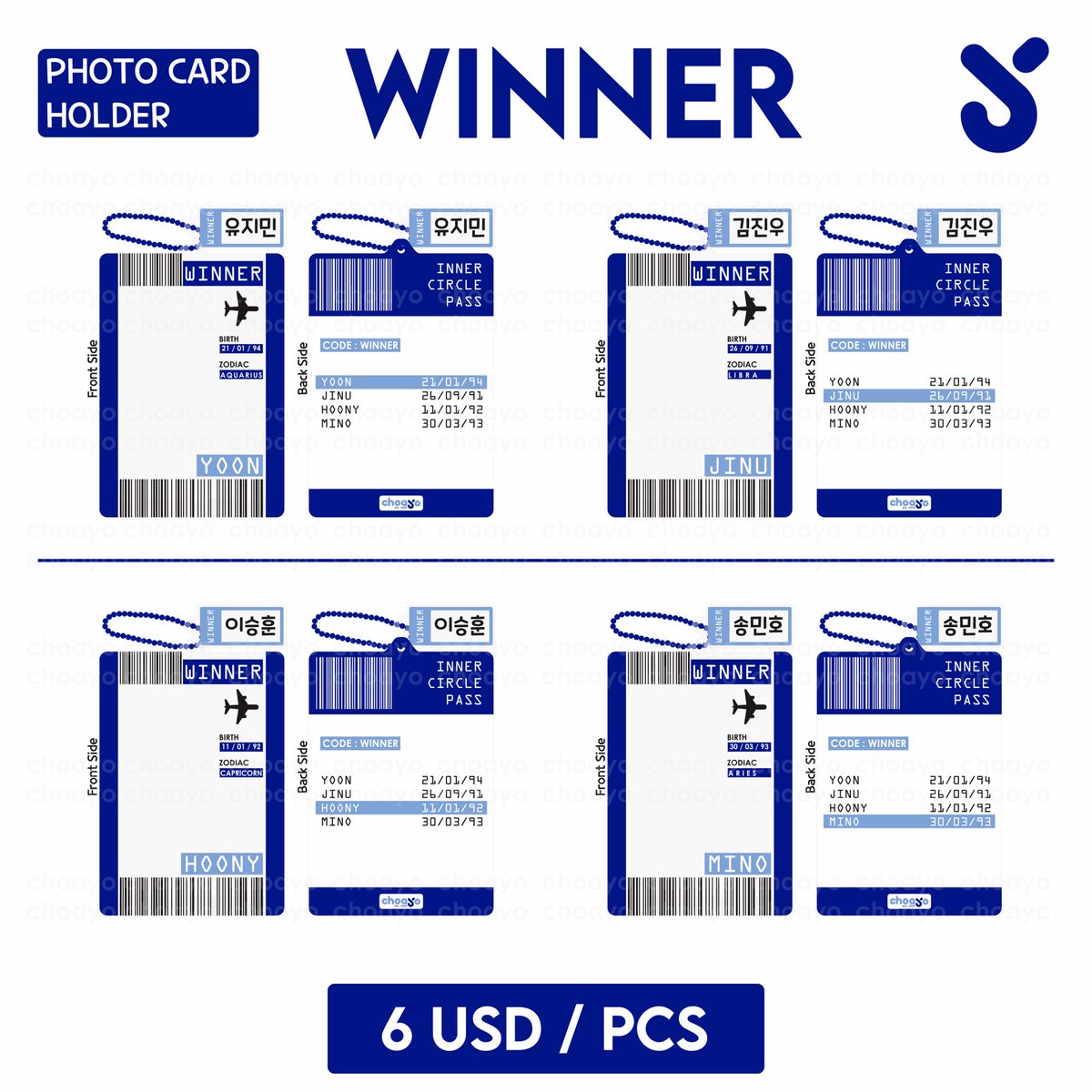 choayokit's tweet photo. WINNER 

#photocardholder #pcholder
#winner #yoon #jinu #hoony #mino https://t.co/prTTGuGNYb
