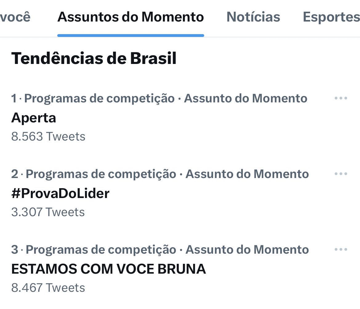 BrunaGriphaoo's tweet photo. São oito mil dizendo pra ela apertar, "contra" oito mil dizendo que estão com ela! Vocês são gigantes 🫶🏽

ESTAMOS COM VOCE BRUNA https://t.co/Sujf52nEDt