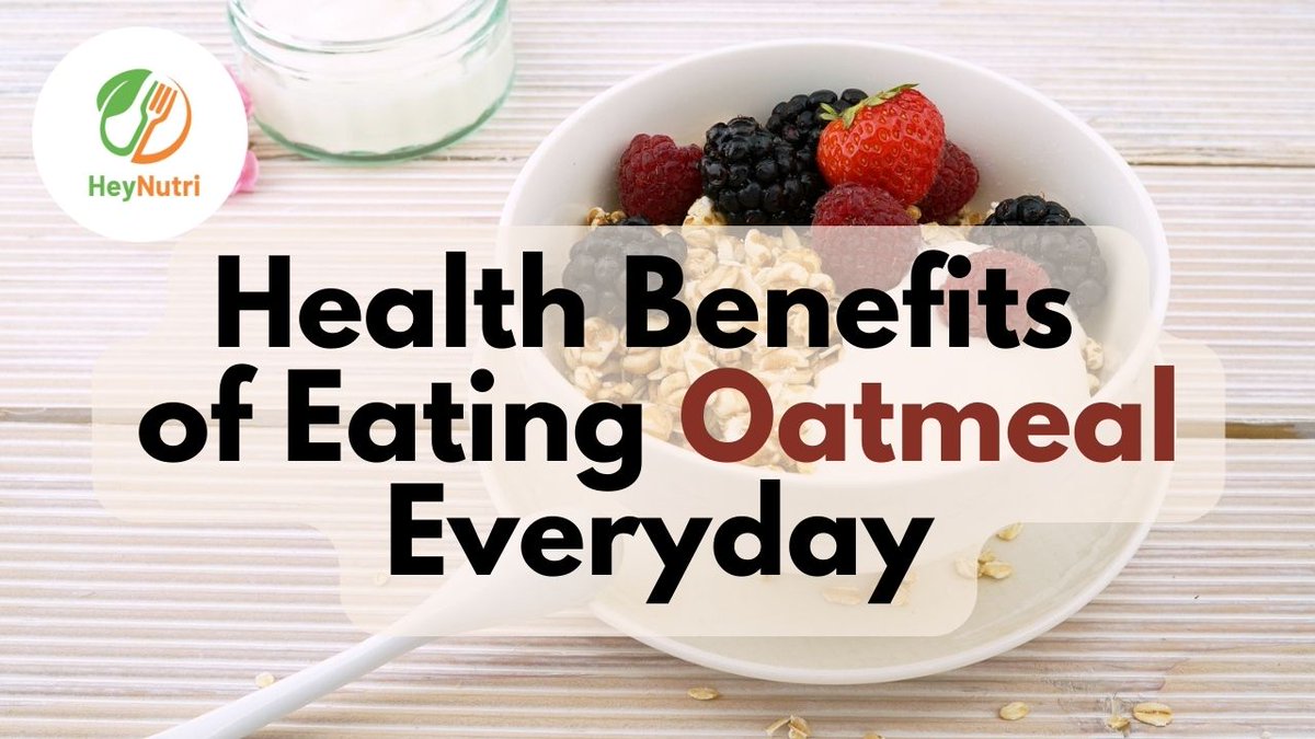 heynutri365's tweet photo. Starting your day with a bowl of oatmeal can work wonders for your health! Packed with fibre, protein, and other nutrients, oatmeal can lower cholesterol, aid digestion, and even promote weight loss. #healthylifestyle

To learn more, check out our video 👉https://t.co/BXCwEsSOqv https://t.co/8xvAipH8F1
