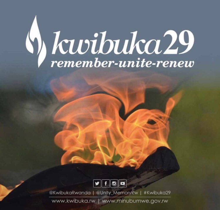 Bonheur242's tweet photo. Today #Rwanda and the world commemorate the 29th anniversary of the 1994 Genocide Against the Tutsi. 

It is the beginning of the National Commemoration Week (April 7-13). 

Remember, Unite, Renew.

#Kwibuka29 https://t.co/MMERq3RcYJ