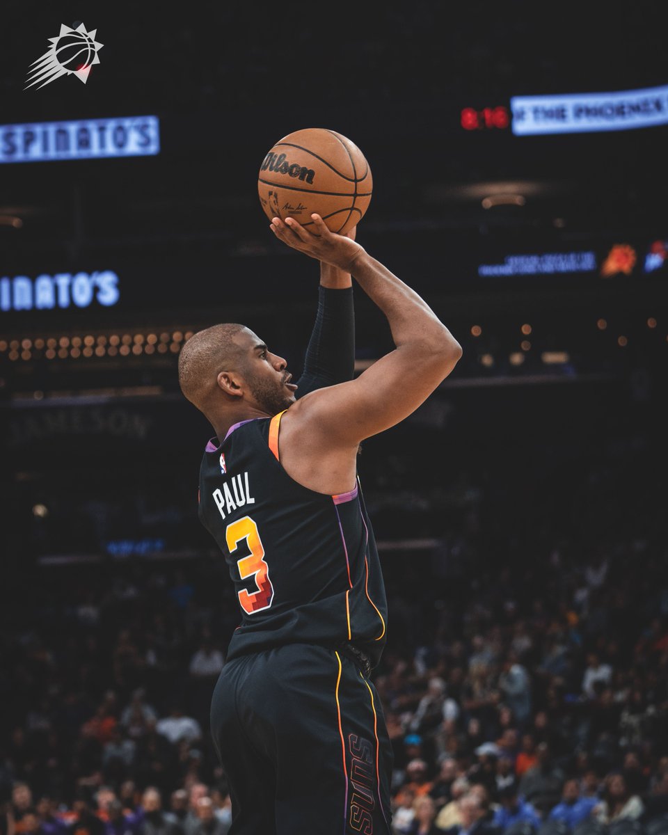A career night for CP3.

He set a new regular season career high tonight with 7 3-pointers 🎯