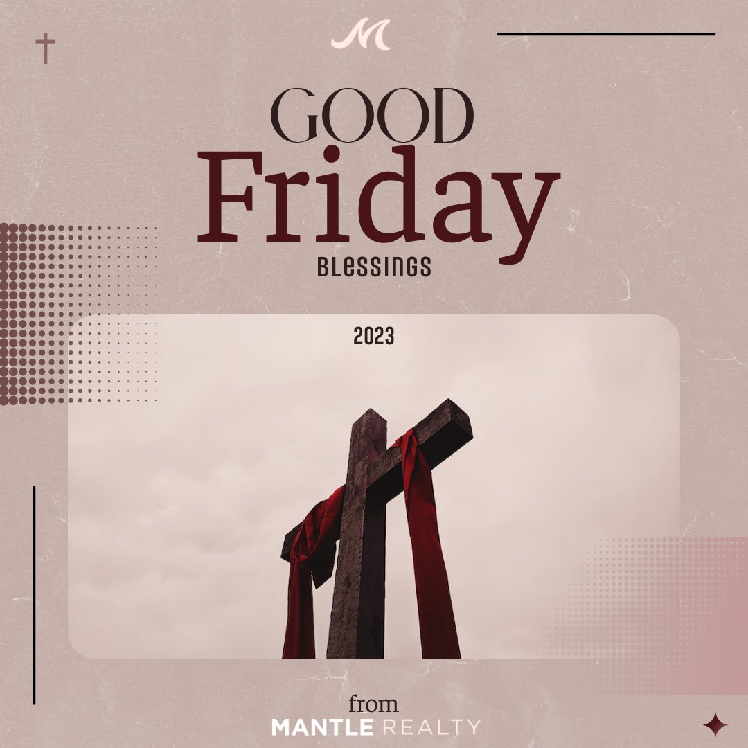 ✞ Good Friday is a time to reflect upon the sacrifice Jesus has made and remember the constant blessings he showers upon us. Wishing everyone a meaningful Good Friday! ✞