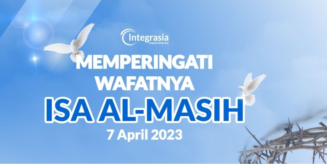 integrasiautama's tweet photo. Selamat memperingati Jumat Agung untuk seluruh ummat-Nya. Hari untuk bersyukur kepada Tuhan Yesus untuk setiap rasa sakit yang Dia tanggung untuk anak-anak-Nya.
Semoga rahmat dan kasih menyertai di hari Jumat Agung ini. https://t.co/m64JYpfQeg