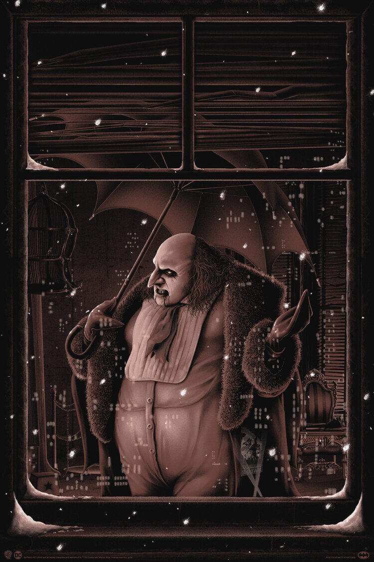 MatthewAMullins's tweet photo. Alternative Poster for Tim Burton's Batman Returns (1992)
Aka: Batman 2 (working title)
By Matt Ryan Tobin @mattryantobin https://t.co/zLxyWwrPE7
https://t.co/D1XmHAYI2V
#BatmanReturns #AlternativePoster #MattRyanTobin https://t.co/OaT5MFAlQG
