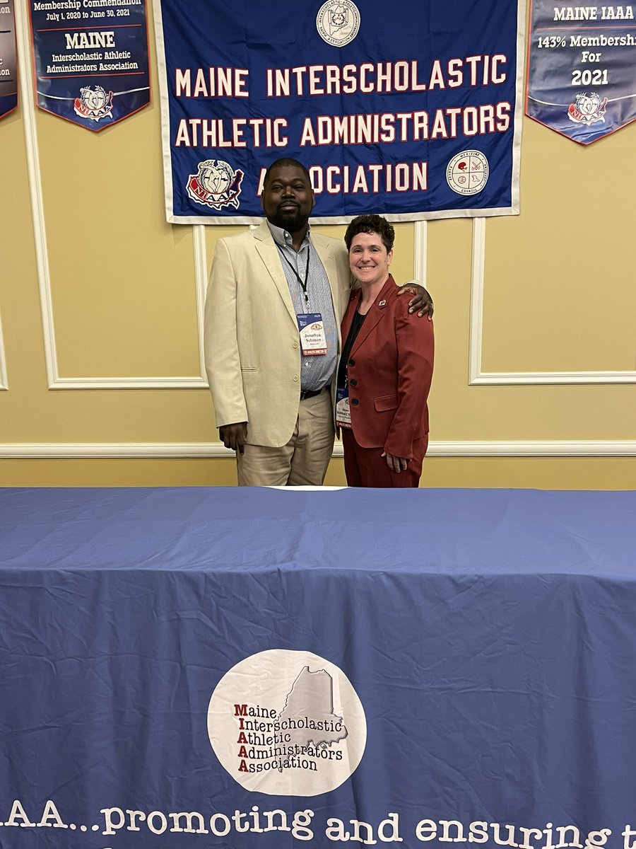 CoachemupSolo's tweet photo. @MaineIAAA announcement today that we are the 1st AA Association in the country to establish a Diversity, Equity, and Inclusion division. Susan Robbins of  GNG &amp; myself have been blessed with the honor of being the 1st DEI Officers for the MIAAA.
#Dedicate
#Motivate 
#Elevate https://t.co/qcOO4zDIFi