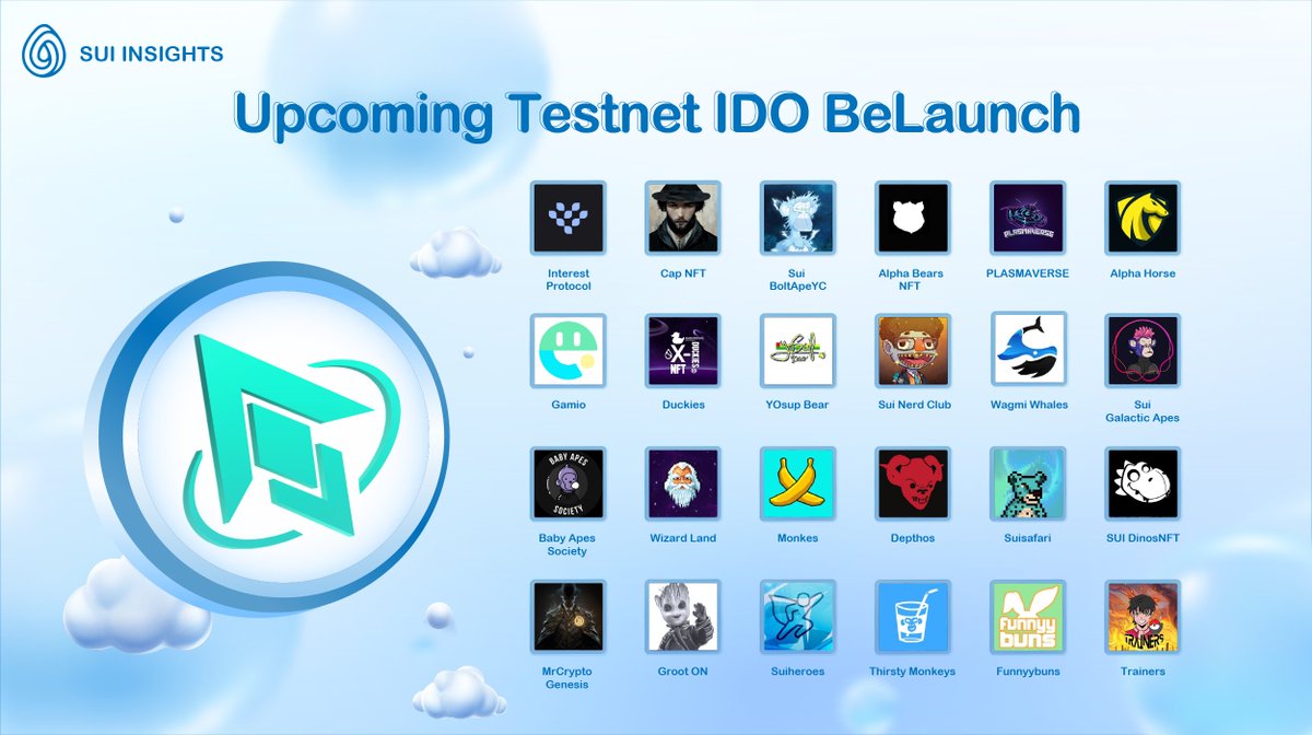 SuiInsights's tweet image. 🌟Upcoming Testnet IDO on @BeLaunch_ 

🐳Join the event and have a chance to win rewards.

💯Don't forget to like &amp;amp; RT to support us!    

#SuiNetwork #Sui  #IDO #Testnet
