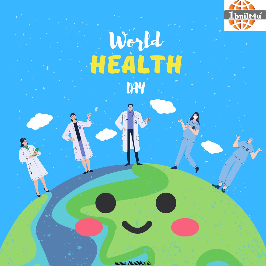 'Let's prioritize health equity and work towards a fairer, healthier world for all'

#1built4u
#WorldHealthDay 
#HealthForAll 
#BuildBackFairer 
#InvestInHealth 
#HealthcareForAll 
#SmallStepsBigImpact 
#PreventionIsBetterThanCure 
#HealthHeroes