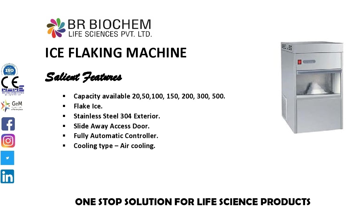 BRBLSciences's tweet image. ICE FLAKING MACHINE
 *READY IN STOCK
*BEST PRICE AVAILABLE
FOR MORE DETAILS PLEASE CONTACT:
Mail: nehabrbls0@gmail.com
Whatsapp:8920847485
Call: 011-43033662/4  
 #iceflakingmachine #scientificequipment #instrument #researchanddevelopment #brbiochembrand #ivd2023 #biotechlabs