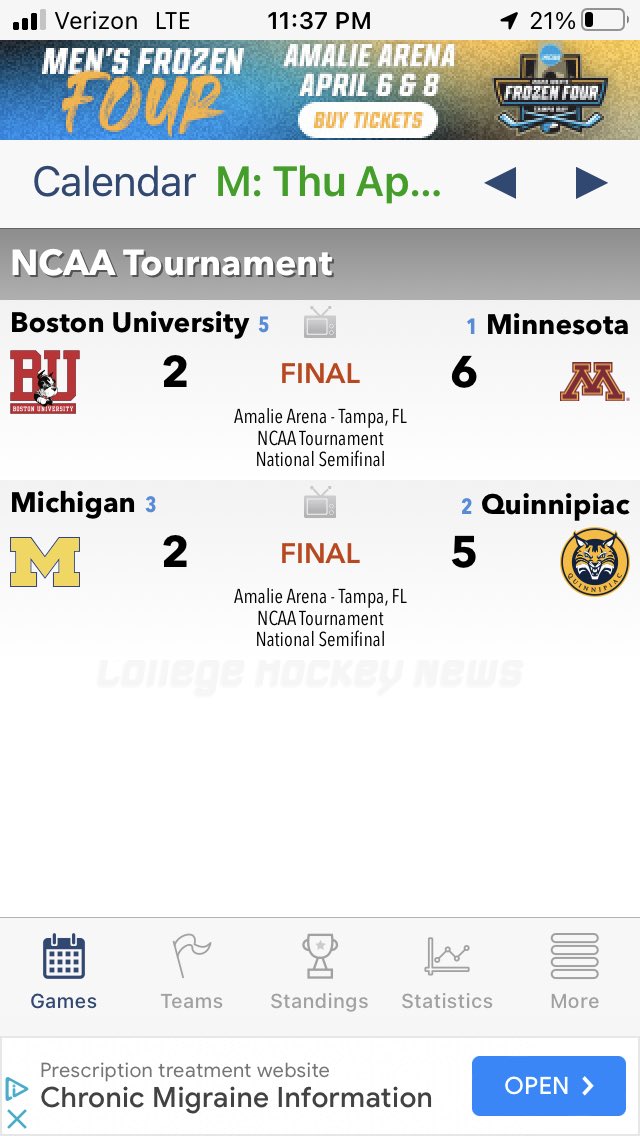 Good night of hockey with the boys <a href="/TeamECH/">EVERYTHING COLLEGE HOCKEY</a> See you Saturday.